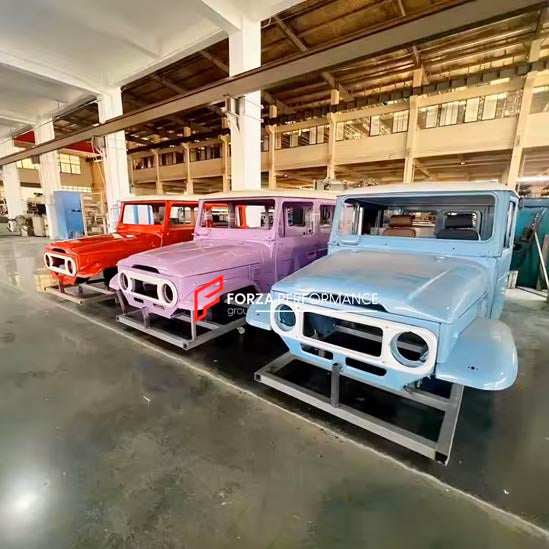 CAR BODY SHELL for LAND CRUISER 40 SERIES FJ40 FJ45 FJ43 HJ45 BJ40 FJ47 1960 - 1984

Set includes:

Body Shell
Front Grille Cover
Front Hood / Bonnet
Dashboard
Front Fenders
Doors
Rear Fenders
Rear Hood / Bonnet
Rear Bumper

Material: Steel.

Warranty: 1 year, unlimited mileage warranty

NOTE: Professional installation is required.