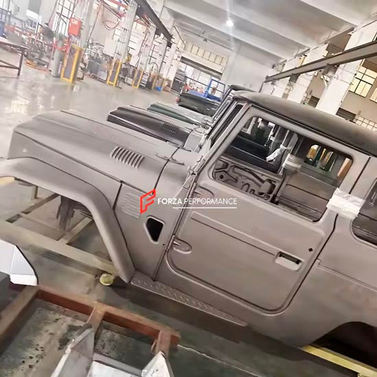 CAR BODY SHELL for LAND CRUISER 40 SERIES FJ40 FJ45 FJ43 HJ45 BJ40 FJ47 1960 - 1984

Set includes:

Body Shell
Front Grille Cover
Front Hood / Bonnet
Dashboard
Front Fenders
Doors
Rear Fenders
Rear Hood / Bonnet
Rear Bumper

Material: Steel.

Warranty: 1 year, unlimited mileage warranty

NOTE: Professional installation is required.