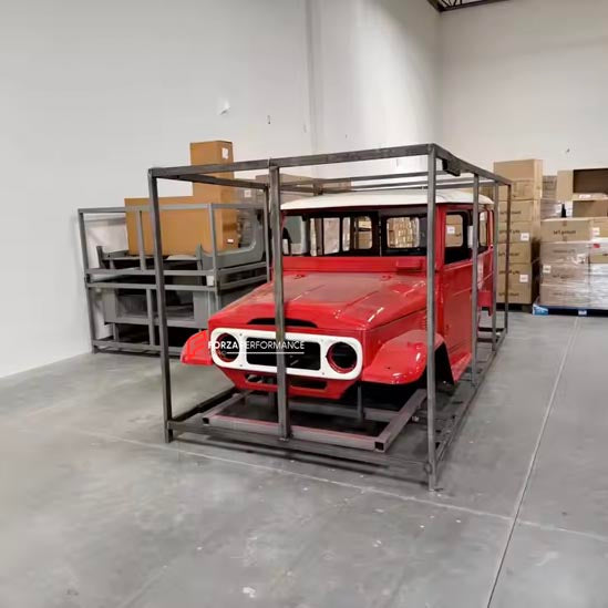 CAR BODY SHELL for LAND CRUISER 40 SERIES FJ40 FJ45 FJ43 HJ45 BJ40 FJ47 1960 - 1984

Set includes:

Body Shell
Front Grille Cover
Front Hood / Bonnet
Dashboard
Front Fenders
Doors
Rear Fenders
Rear Hood / Bonnet
Rear Bumper

Material: Steel.

Warranty: 1 year, unlimited mileage warranty

NOTE: Professional installation is required.