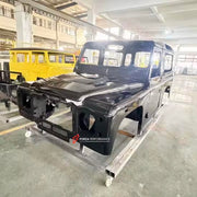 CAR BODY SHELL for LAND ROVER DEFENDER 90 110 130 L315 L316 1983 - 2016

Set includes:

Body Shell
Front Grille Cover
Front Hood / Bonnet
Dashboard
Front Fenders
Doors
Rear Fenders
Rear Hood / Bonnet
Rear Bumper

Material: Steel.

Warranty: 1 year, unlimited mileage warranty

NOTE: Professional installation is required.