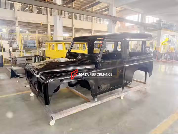 CAR BODY SHELL for LAND ROVER DEFENDER 90 110 130 L315 L316 1983 - 2016

Set includes:

Body Shell
Front Grille Cover
Front Hood / Bonnet
Dashboard
Front Fenders
Doors
Rear Fenders
Rear Hood / Bonnet
Rear Bumper

Material: Steel.

Warranty: 1 year, unlimited mileage warranty

NOTE: Professional installation is required.