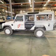 CAR BODY SHELL for LAND ROVER DEFENDER 90 110 130 L315 L316 1983 - 2016

Set includes:

Body Shell
Front Grille Cover
Front Hood / Bonnet
Dashboard
Front Fenders
Doors
Rear Fenders
Rear Hood / Bonnet
Rear Bumper

Material: Steel.

Warranty: 1 year, unlimited mileage warranty

NOTE: Professional installation is required.