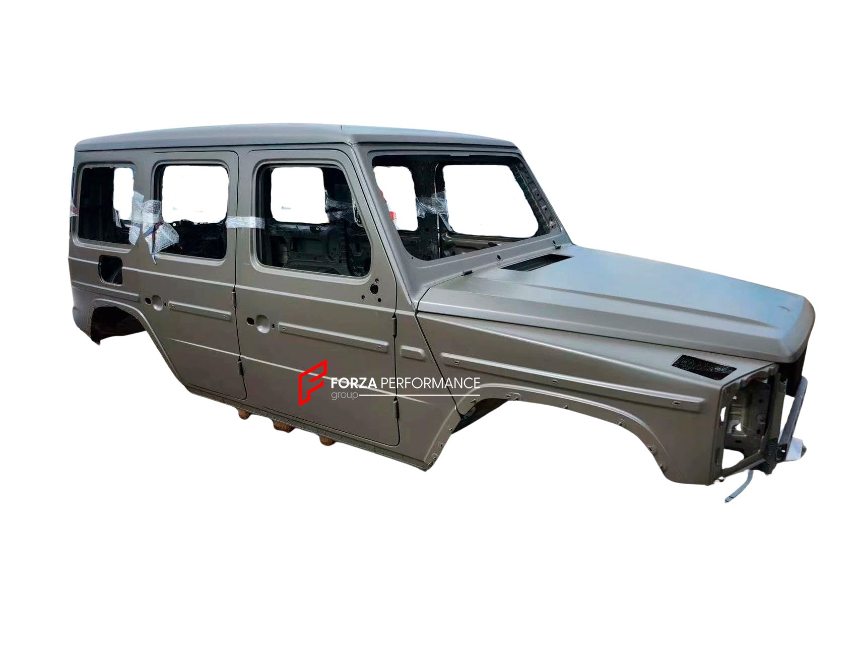 CAR BODY SHELL for MERCEDES BENZ G CLASS W463A W464 2018 - 2023

Set includes:

Body Shell
Hood Bonnet
Front Fenders
Doors
Roof
Rear Trunk Door

Material: Steel

Note: Professional installation is required.