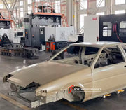CAR BODY SHELL for TOYOTA AE86 1983 - 1987

Set includes:

Body Shell
Front Hood / Bonnet
Front Fenders
Doors
Rear Fenders
Rear Hood / Bonnet
Rear Bumper

Material: Steel.

Warranty: 1 year, unlimited mileage warranty

NOTE: Professional installation is required.