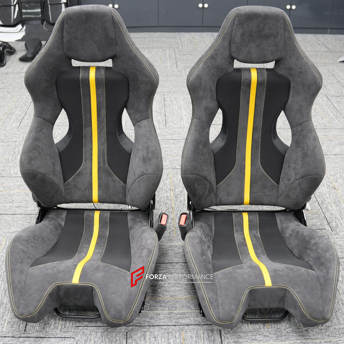 CARBON BUCKET SEATS LWCB for FERRARI 458 488 F8

A single seat can be sold, purchasing a pair is not required.

All bucket seats photos on our website are real images of the actual product.

We produce custom carbon bucket seats for every Ferrari models. We offer fully customizable options.

Custom Options:

Cushion Inserts: Custom Design
Finishing Options: Alcantara, Leather, Cloth
Logo Options: Custom Logo by your request
Seats shell material: Carbon

NOTE: Professional installation is required.

Why “Con