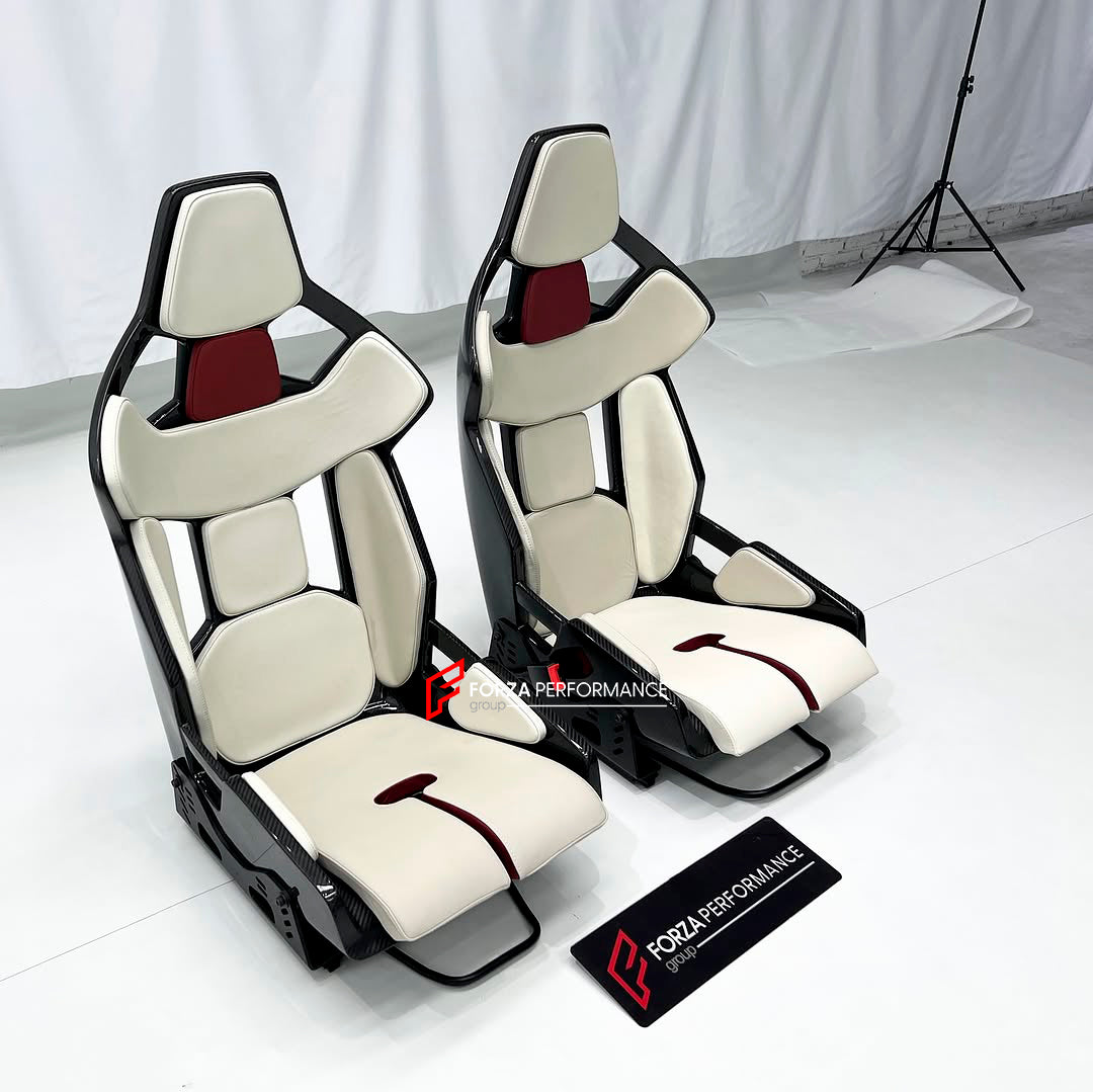 CAR SEATS WITH LEATHER ALCANTARA for PORSCHE 911 991.1 991.2 992.1 992.2 997 718 981 GT3

CAR SEATS for PORSCHE are specialized seats designed for racing cars, providing optimal support, safety, and comfort for drivers during high-speed races. They are ergonomically designed and made from high-quality materials to enhance performance and reduce fatigue during extended racing sessions.

Will fit on: 991.1, 991.2, 992.1, 992.2, 997, 718, 981.

Material: Leather, alcantara, foam, dry carbon
