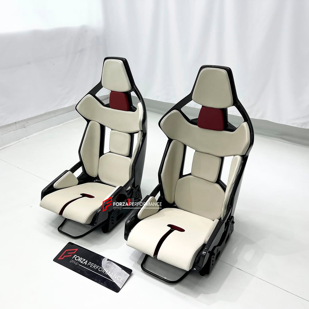 CAR SEATS WITH LEATHER ALCANTARA for PORSCHE 911 991.1 991.2 992.1 992.2 997 718 981 GT3

CAR SEATS for PORSCHE are specialized seats designed for racing cars, providing optimal support, safety, and comfort for drivers during high-speed races. They are ergonomically designed and made from high-quality materials to enhance performance and reduce fatigue during extended racing sessions.

Will fit on: 991.1, 991.2, 992.1, 992.2, 997, 718, 981.

Material: Leather, alcantara, foam, dry carbon
