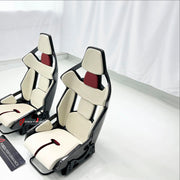 CAR SEATS WITH LEATHER ALCANTARA for PORSCHE 911 991.1 991.2 992.1 992.2 997 718 981 GT3

CAR SEATS for PORSCHE are specialized seats designed for racing cars, providing optimal support, safety, and comfort for drivers during high-speed races. They are ergonomically designed and made from high-quality materials to enhance performance and reduce fatigue during extended racing sessions.

Will fit on: 991.1, 991.2, 992.1, 992.2, 997, 718, 981.

Material: Leather, alcantara, foam, dry carbon
