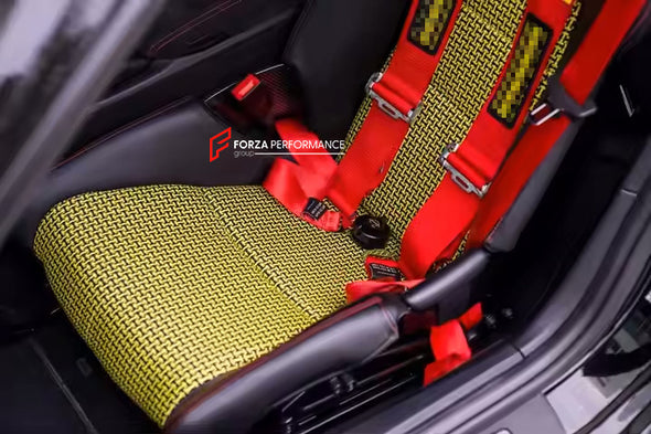 CARBON BUCKET SEATS for PORSCHE 911 992.1 GT3RS 2023+
Advantages of Forza Performance Group Bucket Seats:
Fully Customizable Design.
Optional Memory Foam Insert.
Integrated Side Airbags.
Electric Connectors to Seat Belts.
Seat Occupancy Sensor.
Custom Options:

Inserts:Tartan, Pepita, Custom Design.
Finishing Options: Alcantara, Leather, Eco Leather.
Logo Options: Custom Logo.