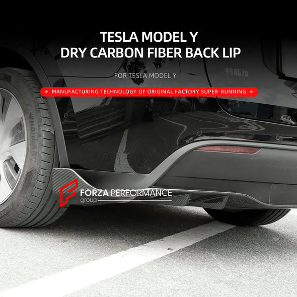 CARBON FIBER BODY KIT for TESLA Model Y 2020+ FRONT LIP REAR DIFFUSER SIDE SKIRTS SPOILER