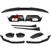 DRY CARBON AERO KIT FOR BMW M5 G90 G99 2024+



Set includes:

Front Lip
Side Mirror Covers (2 options)
Side Skirts
Antenna Cover Trim&nbsp;
Rear Spoiler (3 options)
Rear Bumper Trims

Material: Dry Carbon

Note: Professional installation is required