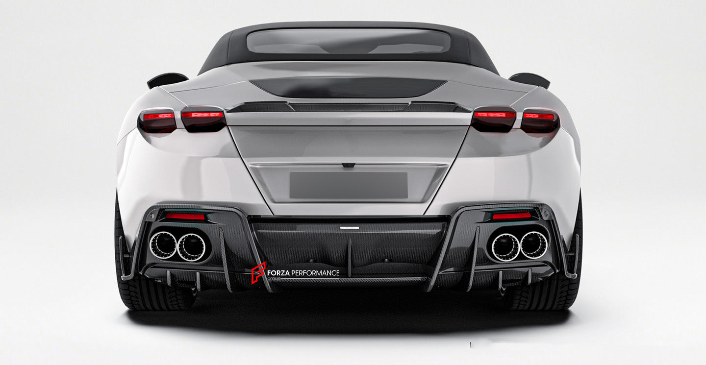 CARBON AERO KIT for FERRARI ROMA 2019+

Set includes:

Front Lip
Side Skirts
Rear Spoiler
Rear Diffuser

Material: Dry Carbon

NOTE: Professional installation is required

Payment ►
Visa

Mastercard

PayPal with a credit card (add 4.4% at checkout)
Payoneer
Cryptocurrency
Shipment ►
By express DHL/UPS/TNT/FedEx
To local international airport
Special line by air
Special line by sea
To Europe and the UK by train

Please let us know which shipping option you prefer.