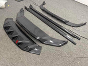 CARBON AERO KIT for MASERATI GRECALE 2022+

Set includes:
Front Lip
Side Skirt
Rear diffuser
Roof Spoiler

Material: Carbon Fiber

Note: Professional installation is required.