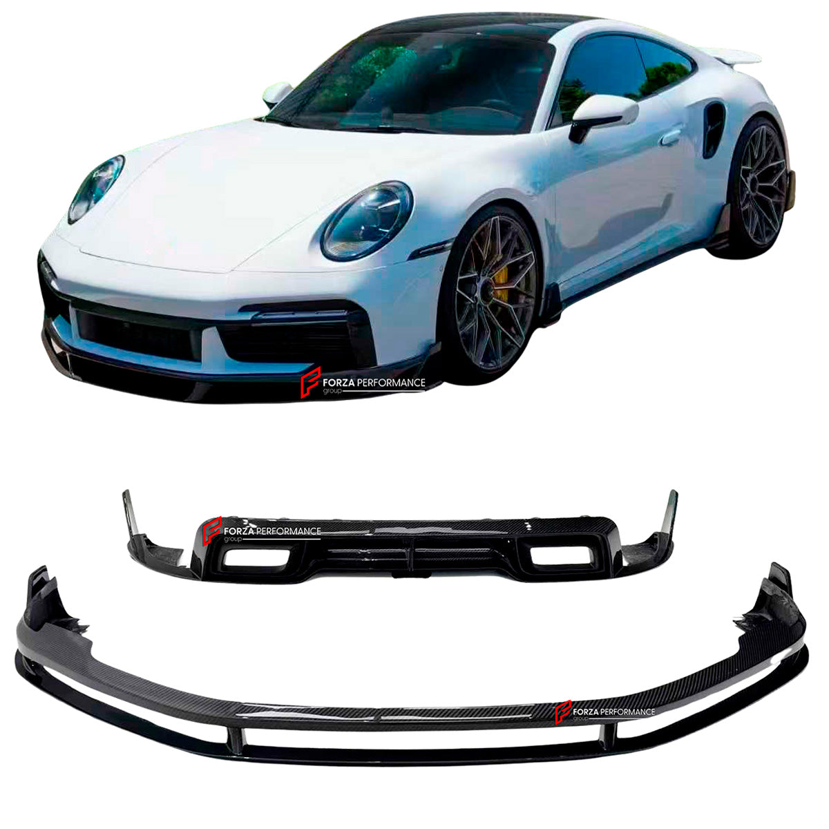 DRY CARBON AERO KIT for PORSCHE 911 992.1 TURBO S 2021 - 2025