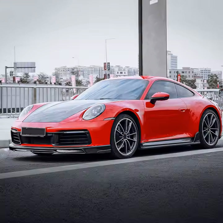 CARBON AERO KIT for PORSCHE 911 992 CARRERA S

Set includes:

Front Lip
Side Skirts
Rear Diffuser


Material: Carbon Fiber

NOTE: Professional installation is required

CONTACT US FOR PRICING