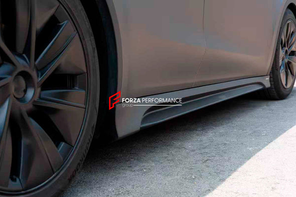 CARBON AERO KIT for TESLA MODEL Y 2021+

Set includes:

Front Lip
Front Lip Canards
Side Skirts
Rear Diffuser
Rear Spoiler

NOTE: Professional installation is required

Contact us for pricing