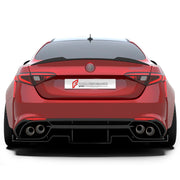 CARBON WIDE BODY KIT for ALFA ROMEO GIULIA 2016+

Set Include:

Front Lip
Front Bumper
Hood Bonnet
Fenders
Side Skirts
Rear Spoiler
Rear Diffuser
Material: Carbon

Note: Professional installation is required.