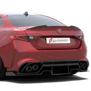 CARBON WIDE BODY KIT for ALFA ROMEO GIULIA 2016+

Set Include:

Front Lip
Front Bumper
Hood Bonnet
Fenders
Side Skirts
Rear Spoiler
Rear Diffuser
Material: Carbon

Note: Professional installation is required.