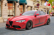 CARBON WIDE BODY KIT for ALFA ROMEO GIULIA 2016+

Set Include:

Front Lip

Front Bumper
Fenders
Side Skirts
Rear Spoiler
Rear Diffuser

Material: Carbon


Note: Professional installation is required.

Why “Contact Us for Pricing”?

We don’t display fixed prices because our goal is to offer you the most competitive deal possible. Product costs often decrease over time, and by requesting a quote, you’ll receive our most up-to-date price on market.

SECURED PAYMENT METHODS&nbsp;
PayPal (+4.4% fee)
Visa / Maste