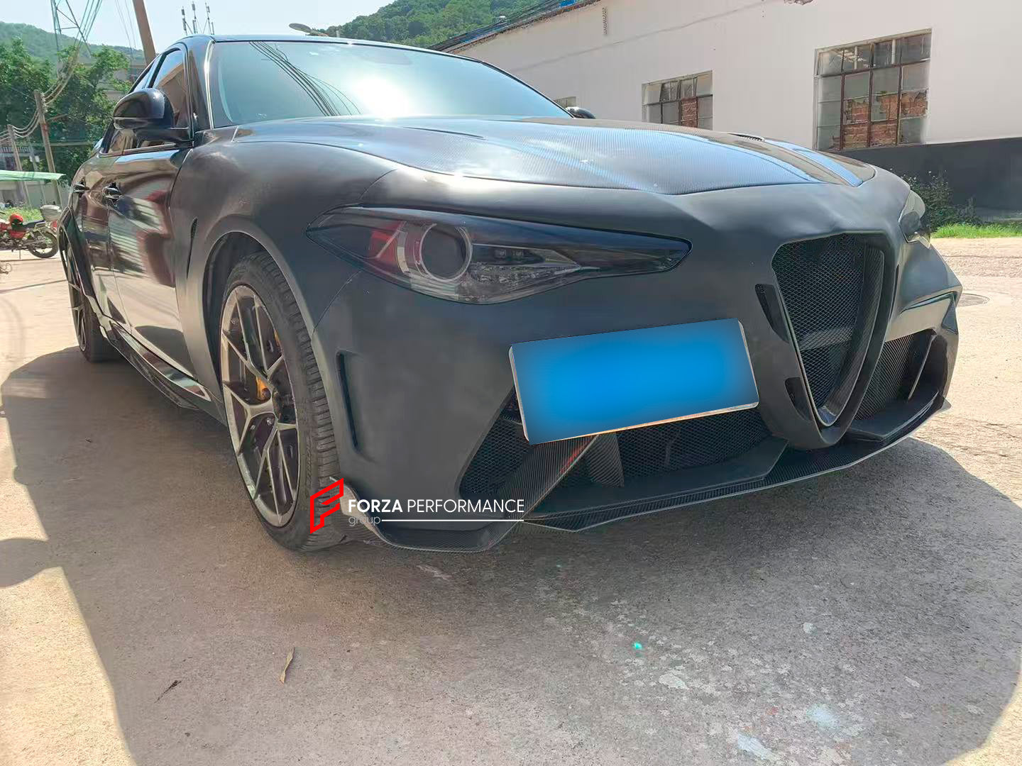 Gran Turismo Alleggerita Modificata GTAM style BODY KIT for ALFA ROMEO GIULIA 952 2015-2022

BODY KIT for ALFA ROMEO GIULIA 952 2015-2022

Set includes:

Front Bumper
Front Lip

Front Fenders
Hood
Side skirts

Rear fender flares

Rear bumper
Rear Spoiler
Rear deck lid spoiler
Exhaust system with tips

Material: FRP Fiberglass + Carbon fiber