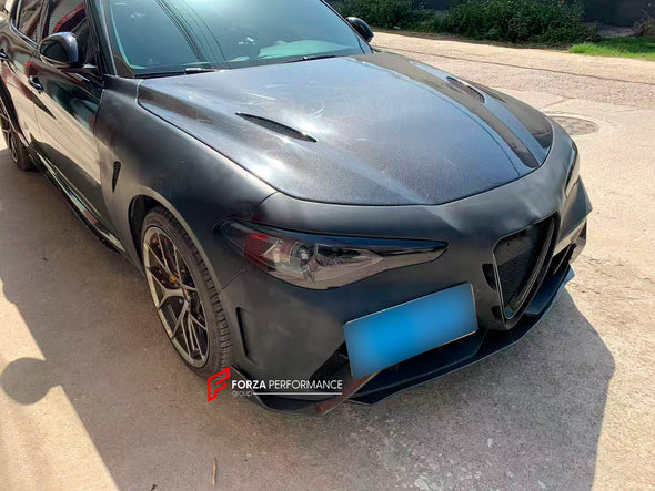 Gran Turismo Alleggerita Modificata GTAM style BODY KIT for ALFA ROMEO GIULIA 952 2015-2022

BODY KIT for ALFA ROMEO GIULIA 952 2015-2022

Set includes:

Front Bumper
Front Lip

Front Fenders
Hood
Side skirts

Rear fender flares

Rear bumper
Rear Spoiler
Rear deck lid spoiler
Exhaust system with tips

Material: FRP Fiberglass + Carbon fiber