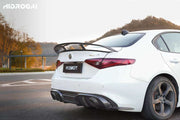 CARBON BODY KIT for ALFA ROMEO GIULIA TYPE 952 FACELIFT 2023+

Set includes:

Front Lip
Front Bumper Canards

Hood / Bonnet

Side Skirts

Rear Spoiler ( 2 options )

Rear Diffuser

Material: Wet Carbon with Fiberglass

NOTE: Professional installation is required.

Why “Contact Us for Pricing”?

We don’t display fixed prices because our goal is to offer you the most competitive deal possible. Product costs often decrease over time, and by requesting a quote, you’ll receive our most up-to-date price on market