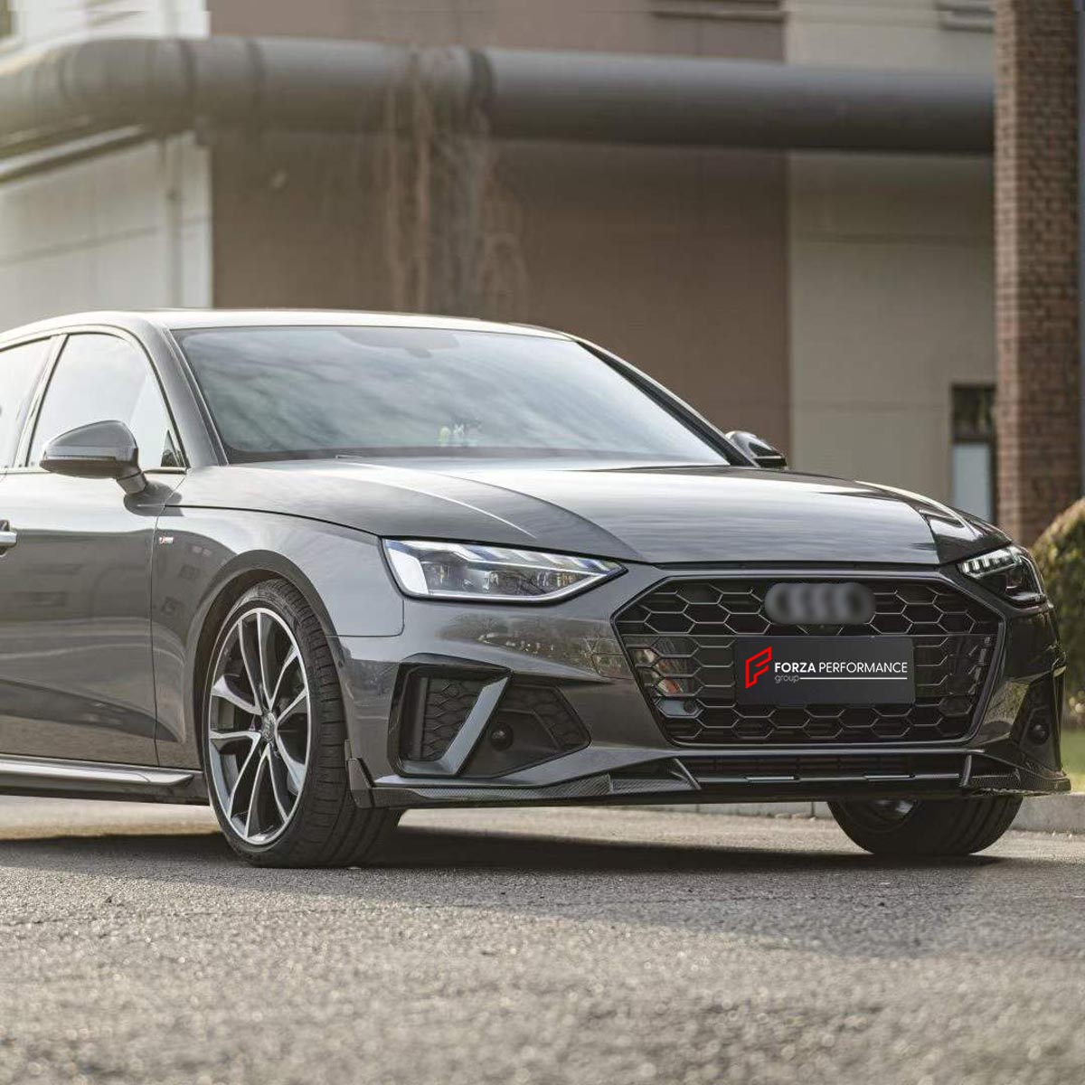 CARBON BODY KIT for AUDI A4 S4 B9 2019 - 2025 FORZA PERFORMANCE Custom fit Dry Carbon Achen Cybe Achencybe Design Style
Set includes:

Front Lip
Rear Diffuser (A4 version or S4 four-outlet exhaust version — specify your model)
Rear Spoiler
Material: Carbon

NOTE: Professional installation is required.
