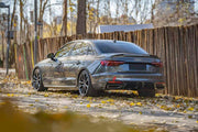 CARBON BODY KIT for AUDI A4 S4 B9 2019 - 2025 FORZA PERFORMANCE Custom fit Dry Carbon Achen Cybe Achencybe Design Style
Set includes:

Front Lip
Rear Diffuser (A4 version or S4 four-outlet exhaust version — specify your model)
Rear Spoiler
Material: Carbon

NOTE: Professional installation is required.