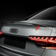 CARBON BODY KIT for AUDI A4 S4 B9 2019 - 2025 FORZA PERFORMANCE Custom fit Dry Carbon Achen Cybe Achencybe Design Style
Set includes:

Front Lip
Rear Diffuser (A4 version or S4 four-outlet exhaust version — specify your model)
Rear Spoiler
Material: Carbon

NOTE: Professional installation is required.