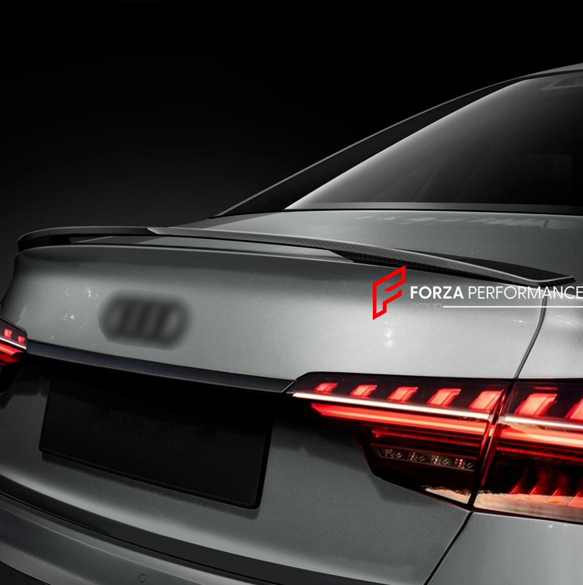 CARBON BODY KIT for AUDI A4 S4 B9 2019 - 2025 FORZA PERFORMANCE Custom fit Dry Carbon Achen Cybe Achencybe Design Style
Set includes:

Front Lip
Rear Diffuser (A4 version or S4 four-outlet exhaust version — specify your model)
Rear Spoiler
Material: Carbon

NOTE: Professional installation is required.