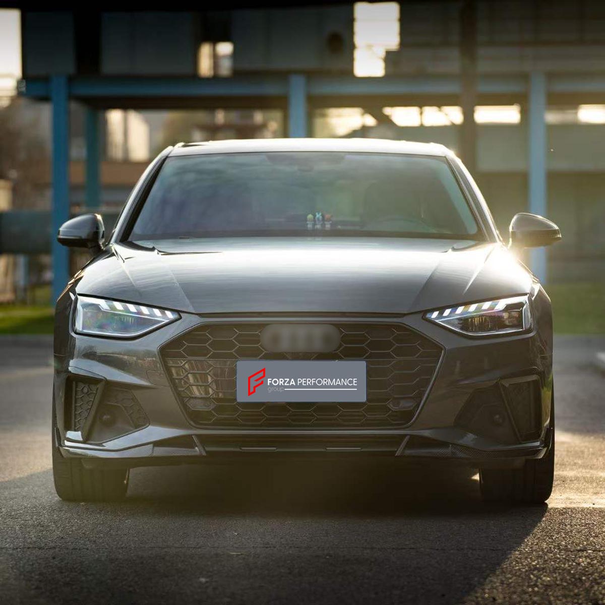 CARBON BODY KIT for AUDI A4 S4 B9 2019 - 2025 FORZA PERFORMANCE Custom fit Dry Carbon Achen Cybe Achencybe Design Style
Set includes:

Front Lip
Rear Diffuser (A4 version or S4 four-outlet exhaust version — specify your model)
Rear Spoiler
Material: Carbon

NOTE: Professional installation is required.