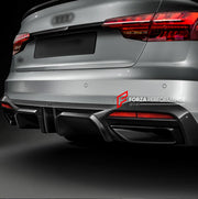 CARBON BODY KIT for AUDI A4 S4 B9 2019 - 2025 FORZA PERFORMANCE Custom fit Dry Carbon Achen Cybe Achencybe Design Style
Set includes:

Front Lip
Rear Diffuser (A4 version or S4 four-outlet exhaust version — specify your model)
Rear Spoiler
Material: Carbon

NOTE: Professional installation is required.