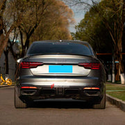 CARBON BODY KIT for AUDI A4 S4 B9 2019 - 2025 FORZA PERFORMANCE Custom fit Dry Carbon Achen Cybe Achencybe Design Style
Set includes:

Front Lip
Rear Diffuser (A4 version or S4 four-outlet exhaust version — specify your model)
Rear Spoiler
Material: Carbon

NOTE: Professional installation is required.