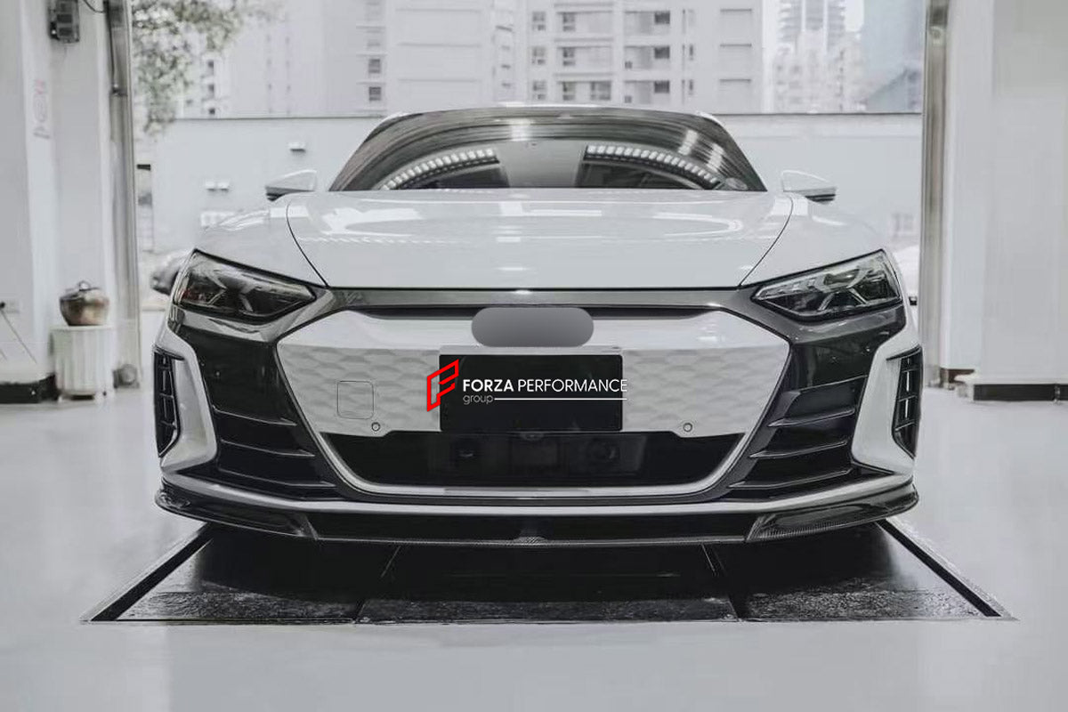 CARBON BODY KIT for AUDI E-TRON GT FW 2021 - 2024 FORZA PERFORMANCE custom fit Future Design Style

Set includes:
Front Lip
Side Skirts
Ducktail Spoiler
Rear Diffuser

Material: Carbon

NOTE: Professional installation is required.