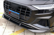 CARBON BODY KIT for Audi Q8 4M 2019 - 2023
Set includes:

Front Lip
Side Skirts
Roof Spoiler
Rear Diffuser
Material: Carbon

NOTE: Professional installation is required.