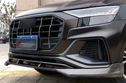 CARBON BODY KIT for Audi Q8 4M 2019 - 2023
Set includes:

Front Lip
Side Skirts
Roof Spoiler
Rear Diffuser
Material: Carbon

NOTE: Professional installation is required.