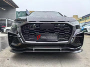 CARBON BODY KIT for AUDI RS Q8 4M 2019 - 2024 FORZA PERFORMANCE custom fit ABT Style

Set includes:
Front Lip
Front Bumper Canards
Front Bumper Air Vent Covers
Front Grille Mesh Cover Trims
Fender Flares
Rear Bumper Fins
Rear Diffuser

Material: Carbon

NOTE: Professional installation is required.