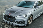 CARBON BODY KIT for AUDI RS5 F5 FACELIFT 2020+    Set includes:  Front Lip  Front Canards Hood/Bonnet Rear Diffuser