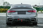 CARBON BODY KIT for AUDI RS5 F5 FACELIFT 2020+    Set includes:  Front Lip  Front Canards Hood/Bonnet Rear Diffuser