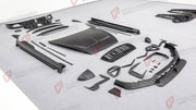 DRY CARBON BODY KIT for BENTLEY CONTINENTAL GT GTC COUPE CONVERTIBLE 2024+ FORZA PERFORMANCE custom fit Mansory Style

Set includes:
Front Lip
Front Bumper Canards
Front Bumper Air Intake Trims
Front Bumper Grille
Hood Bonnet
Side Mirror Covers
Side Strips
Side Skirts
C-Pillar Panel
Roof Spoiler
Decklid Spoiler
Ducktail Spoiler
Rear Diffuser

Material: Dry Carbon

NOTE: Professional installation is required.