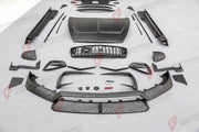 DRY CARBON BODY KIT for BENTLEY CONTINENTAL GT GTC COUPE CONVERTIBLE 2024+ FORZA PERFORMANCE custom fit Mansory Style

Set includes:
Front Lip
Front Bumper Canards
Front Bumper Air Intake Trims
Front Bumper Grille
Hood Bonnet
Side Mirror Covers
Side Strips
Side Skirts
C-Pillar Panel
Roof Spoiler
Decklid Spoiler
Ducktail Spoiler
Rear Diffuser

Material: Dry Carbon

NOTE: Professional installation is required.