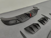 DRY CARBON BODY KIT for BENTLEY CONTINENTAL GT GTC COUPE CONVERTIBLE 2024+ FORZA PERFORMANCE custom fit Mansory Style

Set includes:
Front Lip
Front Bumper Canards
Front Bumper Air Intake Trims
Front Bumper Grille
Hood Bonnet
Side Mirror Covers
Side Strips
Side Skirts
C-Pillar Panel
Roof Spoiler
Decklid Spoiler
Ducktail Spoiler
Rear Diffuser

Material: Dry Carbon

NOTE: Professional installation is required.