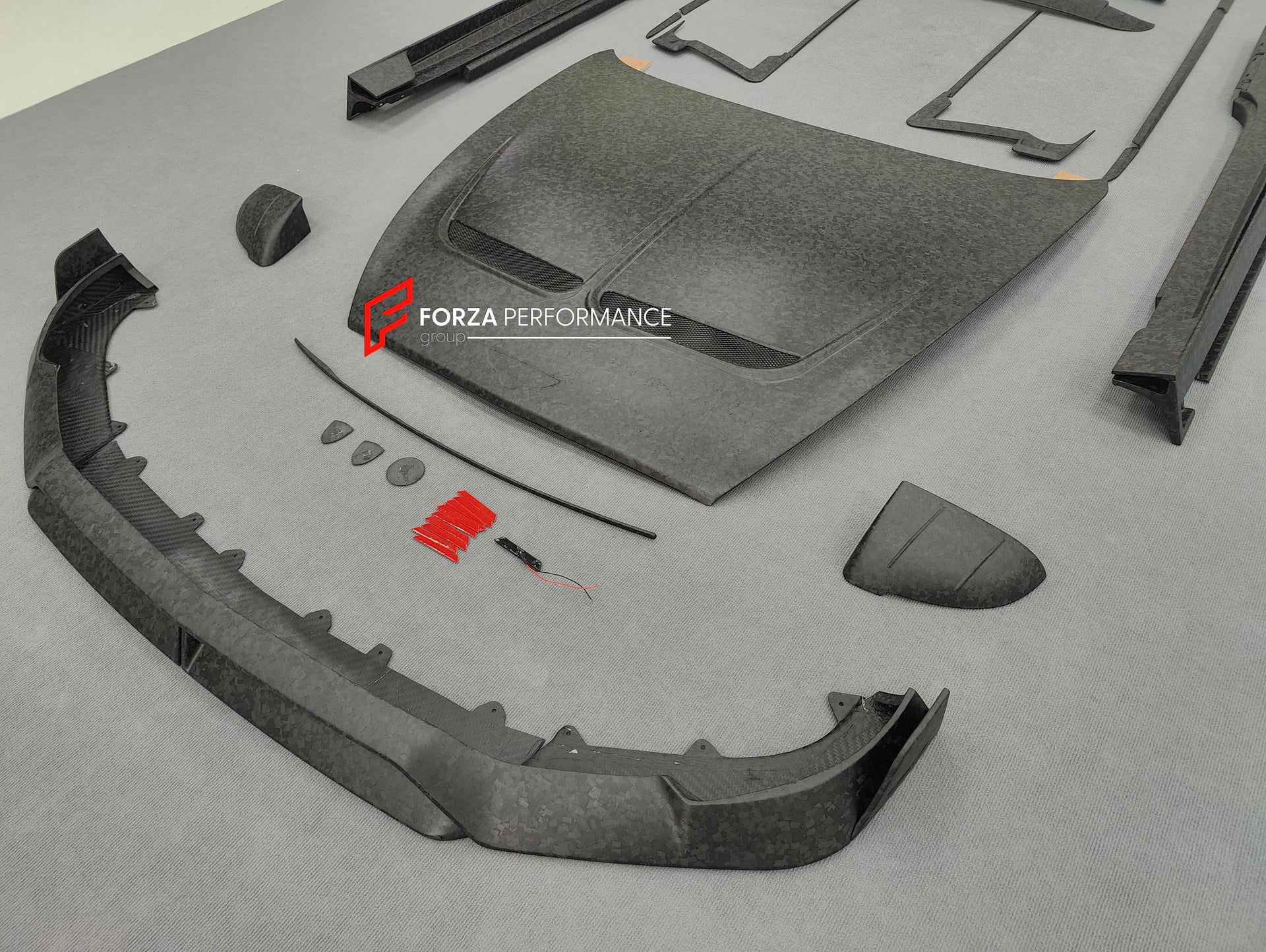 CARBON BODY KIT for BENTLEY CONTINENTAL GT GTC COUPE CONVERTIBLE 2024+ FORZA PERFORMANCE custom fit MANOSRY style