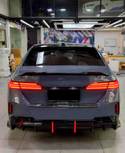 CARBON BODY KIT for BMW 5 SERIES G60 2023+

Set includes:


Front Lip
Front Air Vent Covers
Roof Spoiler
Rear Spoiler
Rear Diffuser

Material: Carbon Fiber

Note: Professinal installation is required