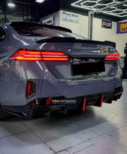 CARBON BODY KIT for BMW 5 SERIES G60 2023+

Set includes:


Front Lip
Front Air Vent Covers
Roof Spoiler
Rear Spoiler
Rear Diffuser

Material: Carbon Fiber

Note: Professinal installation is required