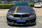 CARBON BODY KIT for BMW 5 SERIES VI F10 F18 2009 - 2017
Set includes:

Front Bumper
Front Bumper Fins
Front Lip
Side Skirts
Ducktail Spoiler
Rear Diffuser
Rear Bumper
Material: Carbon

NOTE: Professional installation is required.