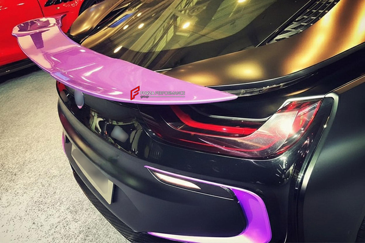 CARBON BODY KIT for BMW I8 2014 - 2020

Set Include:

Front Lip
Side Skirts
Rear Spoiler
Rear Diffuser
Material: Carbon

Note: Professional installation is required.