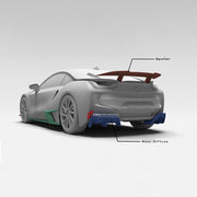 CARBON BODY KIT for BMW I8 2014 - 2020

Set Include:

Front Lip
Hood Bonnet Air Vents
Side Skirts
Rear Spoiler
Rear Diffuser
Material: Carbon

Note: Professional installation is required.