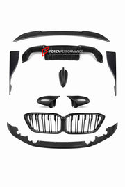 CARBON BODY KIT for BMW M2 F87 2017 - 2021  Set includes:  Front Lip Front Grille Side Mirrors Side Skirts Top Aerial Rear Diffuser Rear Spoiler
