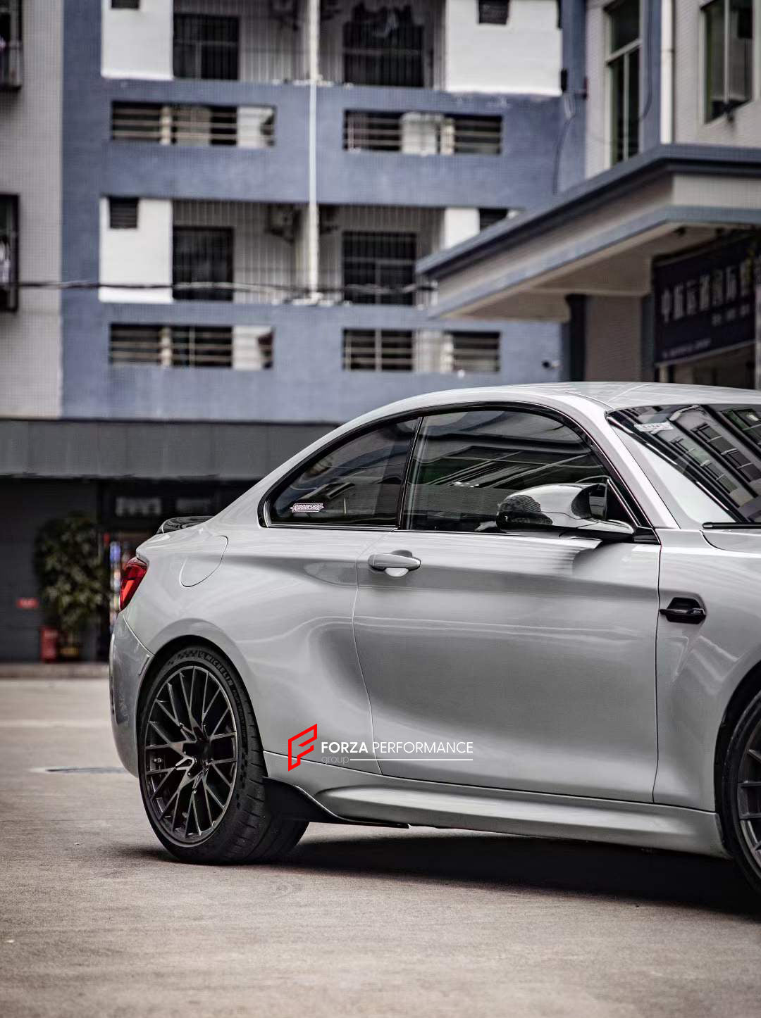 CARBON BODY KIT for BMW M2 F87 2017 - 2021  Set includes:  Front Lip Front Grille Side Mirrors Side Skirts Top Aerial Rear Diffuser Rear Spoiler